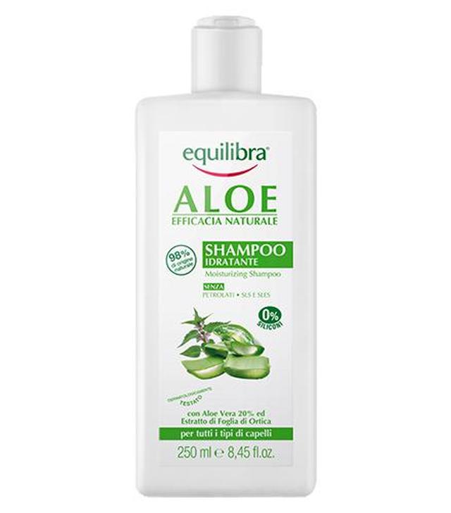 nawilżający szampon aloesowy do włosów equilibra naturale aloe