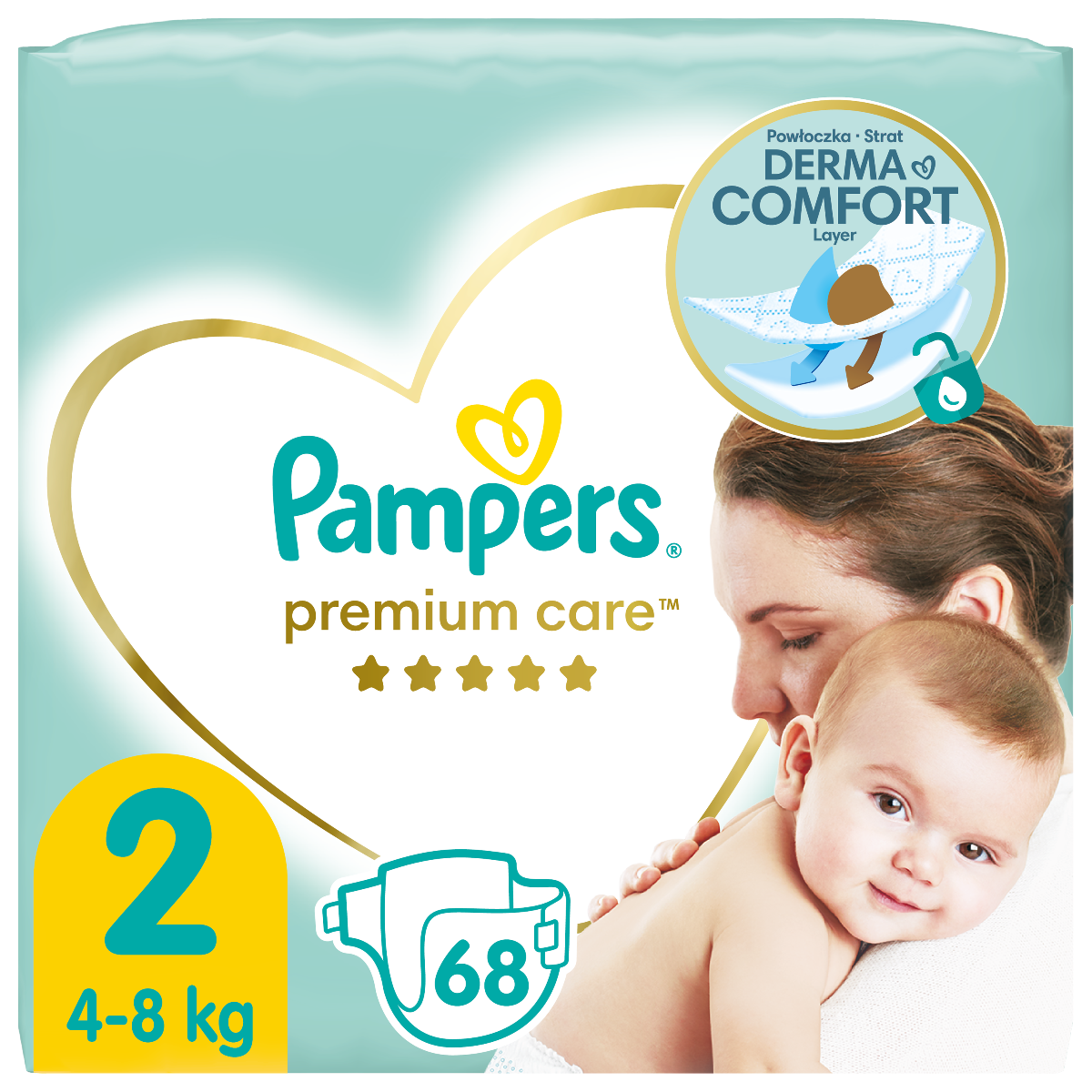 pampers premium care 2 88 szt cena