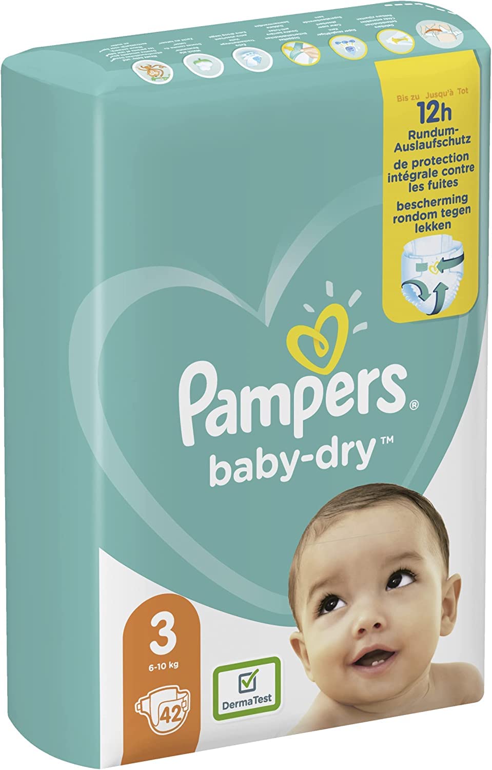 pampers activ baby dry 3 42szt