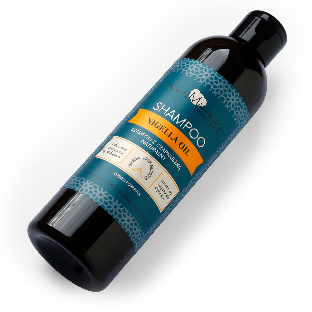 naturalny szampon z olejkiem z czarnuszki 250 ml bez parabenów