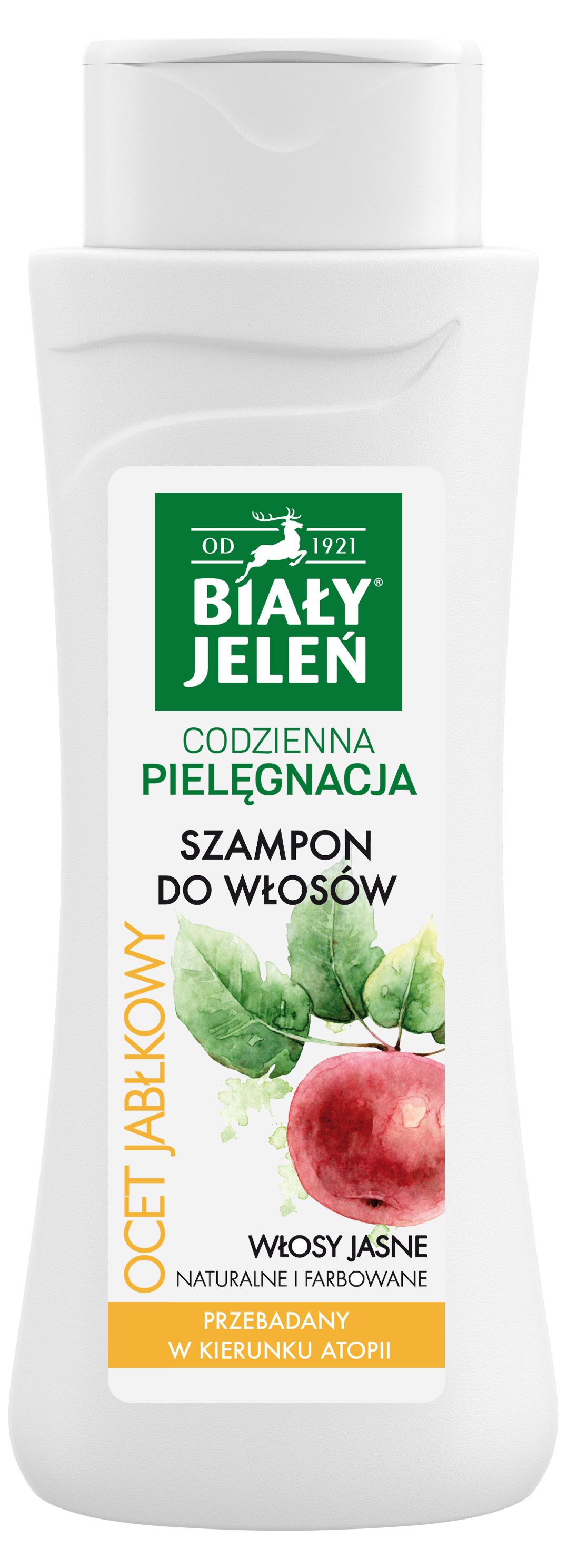 biały jeleń szampon do włosów z chlorofilem inci