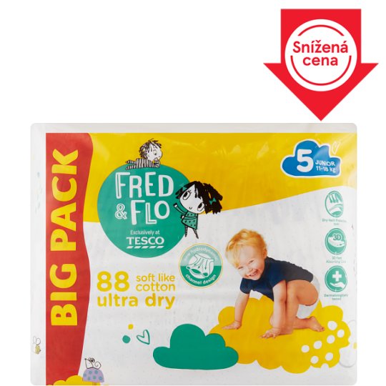 pieluchy tesco fred&flo 5