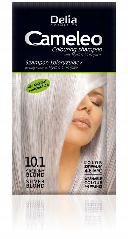 szampon koloryzujący 10.1 srebrny blond delia