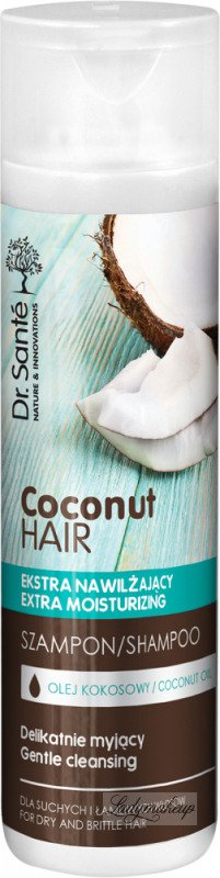 dr sante coconut hair extra nawilżający szampon do włosów