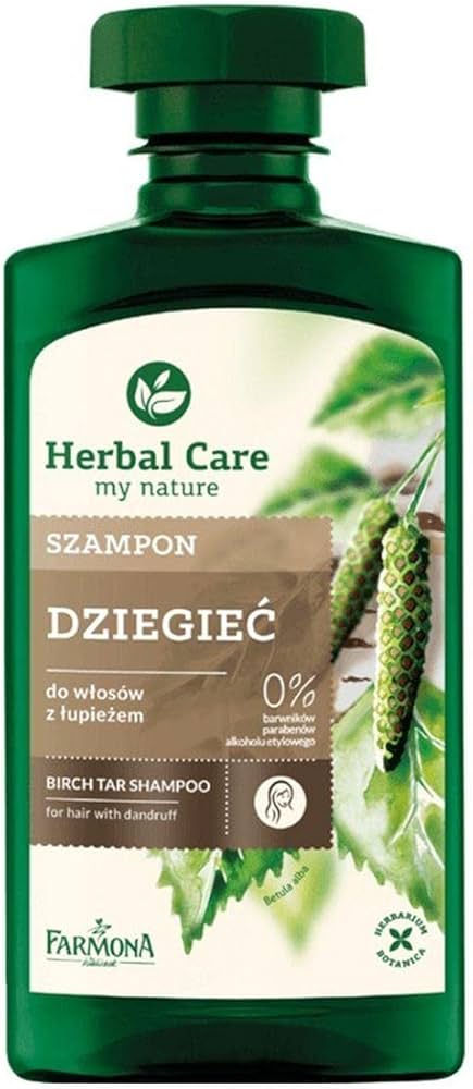 farmona herbal care szampon do włosów z łupieżem dziegieć 330ml