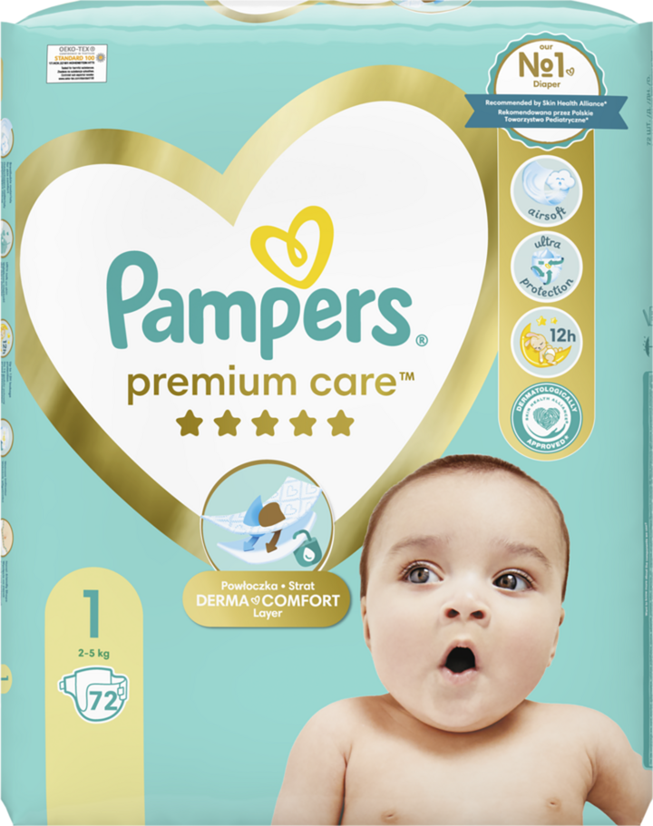 pampers 1 pampersy
