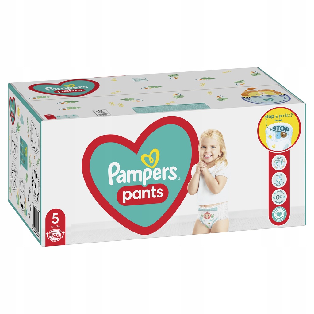 pieluchomajtki pampers pants box