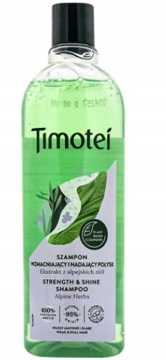 szampon timotei moc i blask do włosów matowych