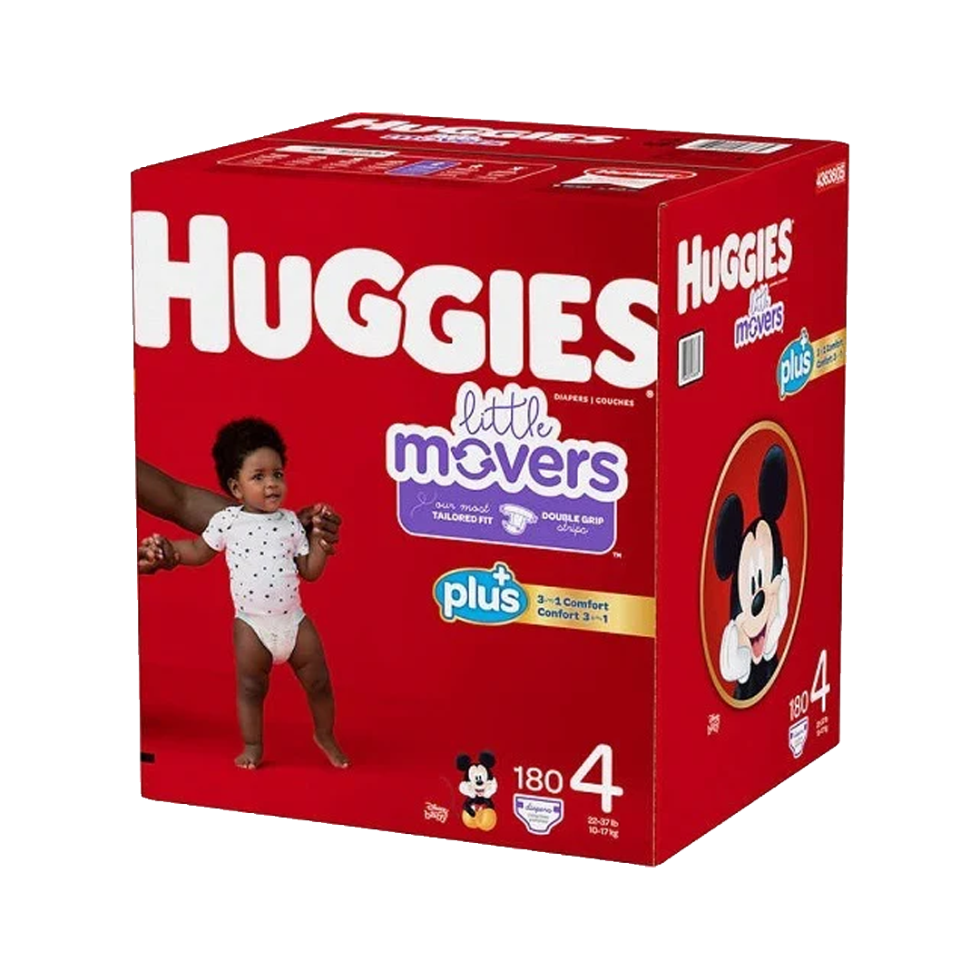 huggies size 4 180 count