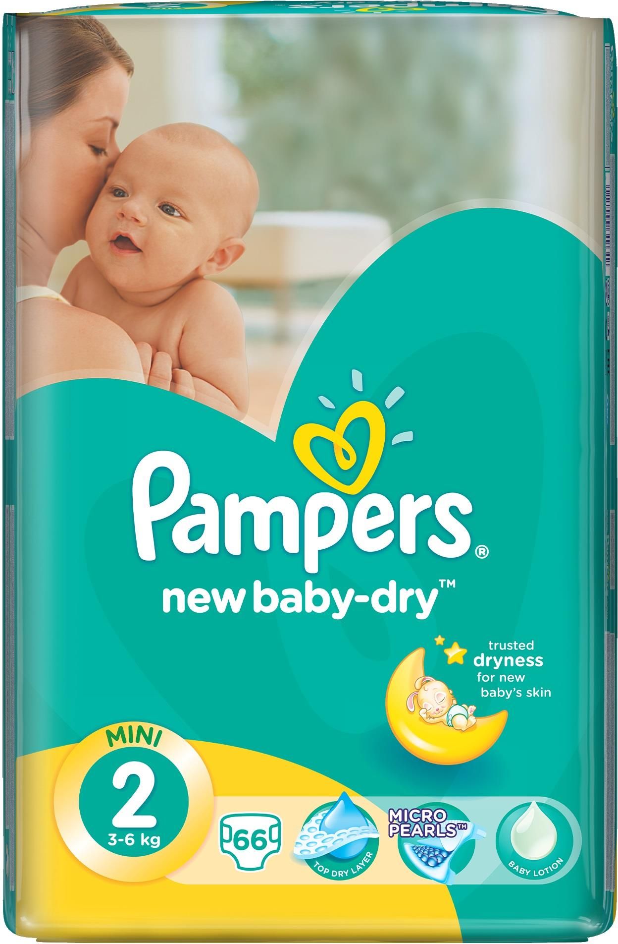 pampers new baby dry 2 66 szt