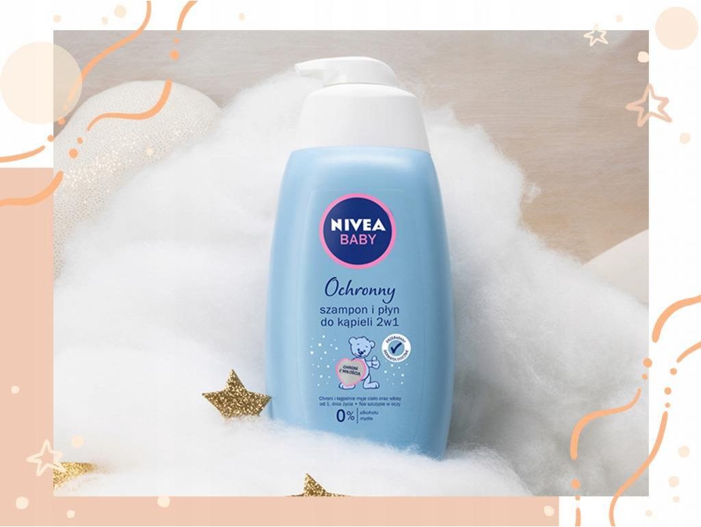 szampon i płyn do kąpieli nivea 2w1