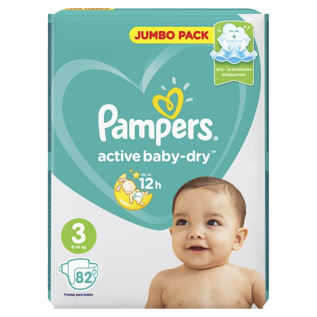 pampers 3 active baby dry