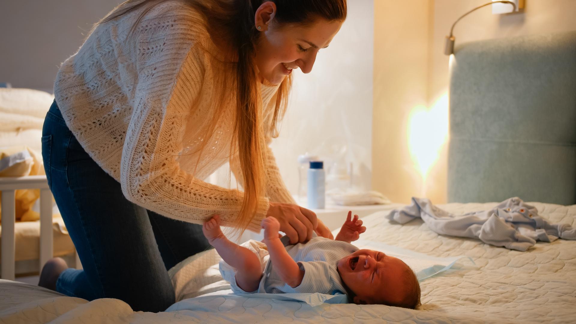 9 miesieczne dziecko placze przy zmianie pieluchy