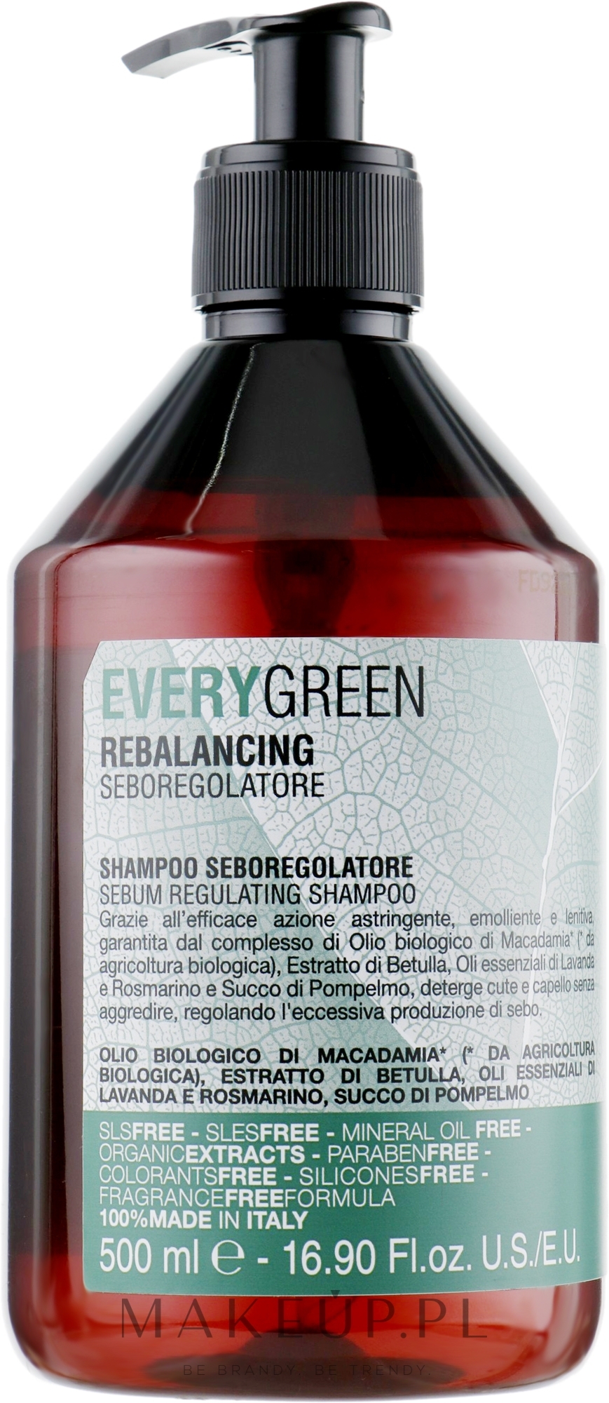 every green rebalancing szampon tłusta skóra głowy opinie