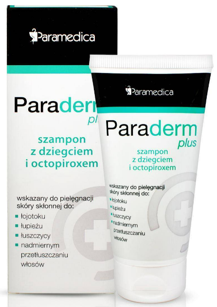 paraderm plus szampon z dziegciem