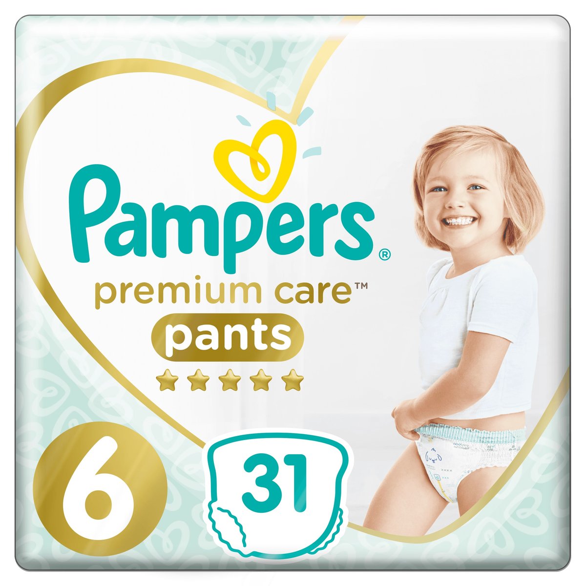 pieluchomajtki pampers premium care pants 6 44 szt