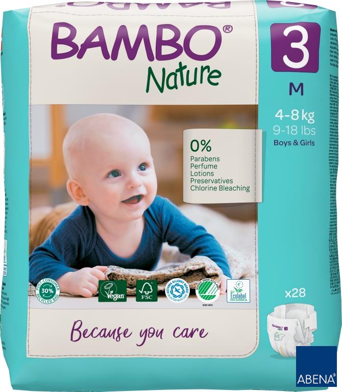 pieluchy bambo nature midi