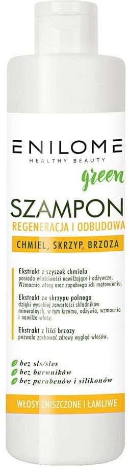 enilome healthy beauty green szampon regeneracja i odbudowa 300 ml