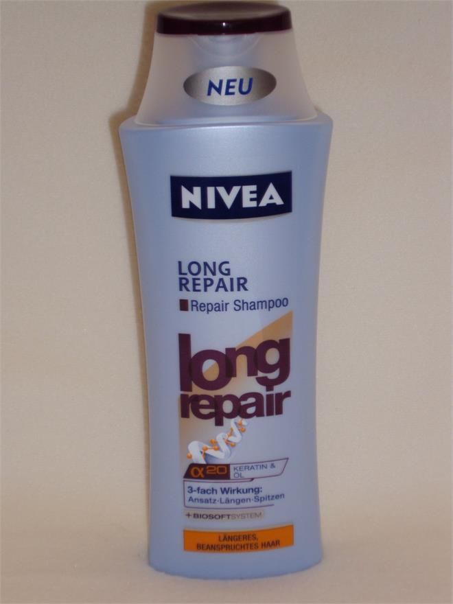 szampon do włosów nivea long repair opinie