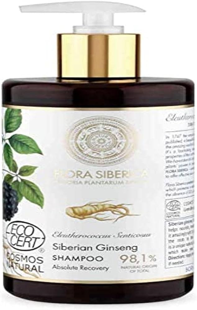 flora siberica naturalny szampon odbudowujący włosy siberian ginseng recenzja