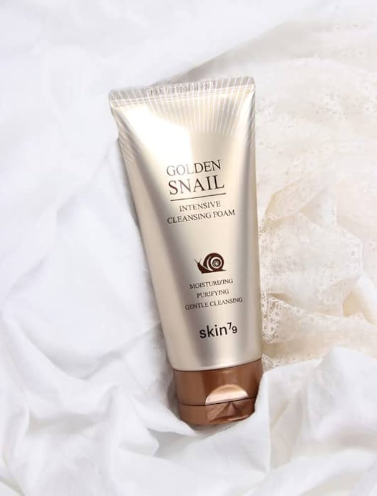 kin79 oczyszczająca pianka do twarzy golden snail intensive cleansing foam