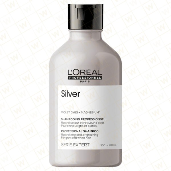 srebrny szampon lub toner do rozjasnianych wlosow