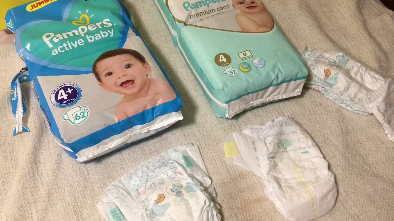 pampers active baby vs pampers premium care