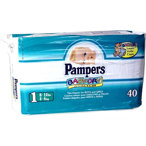 40 szt pampers 1