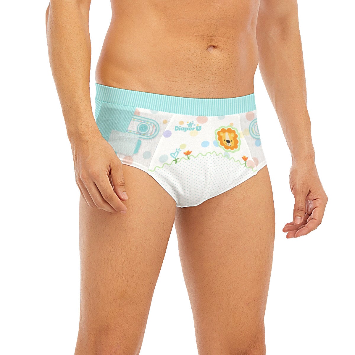 adult in a pampers