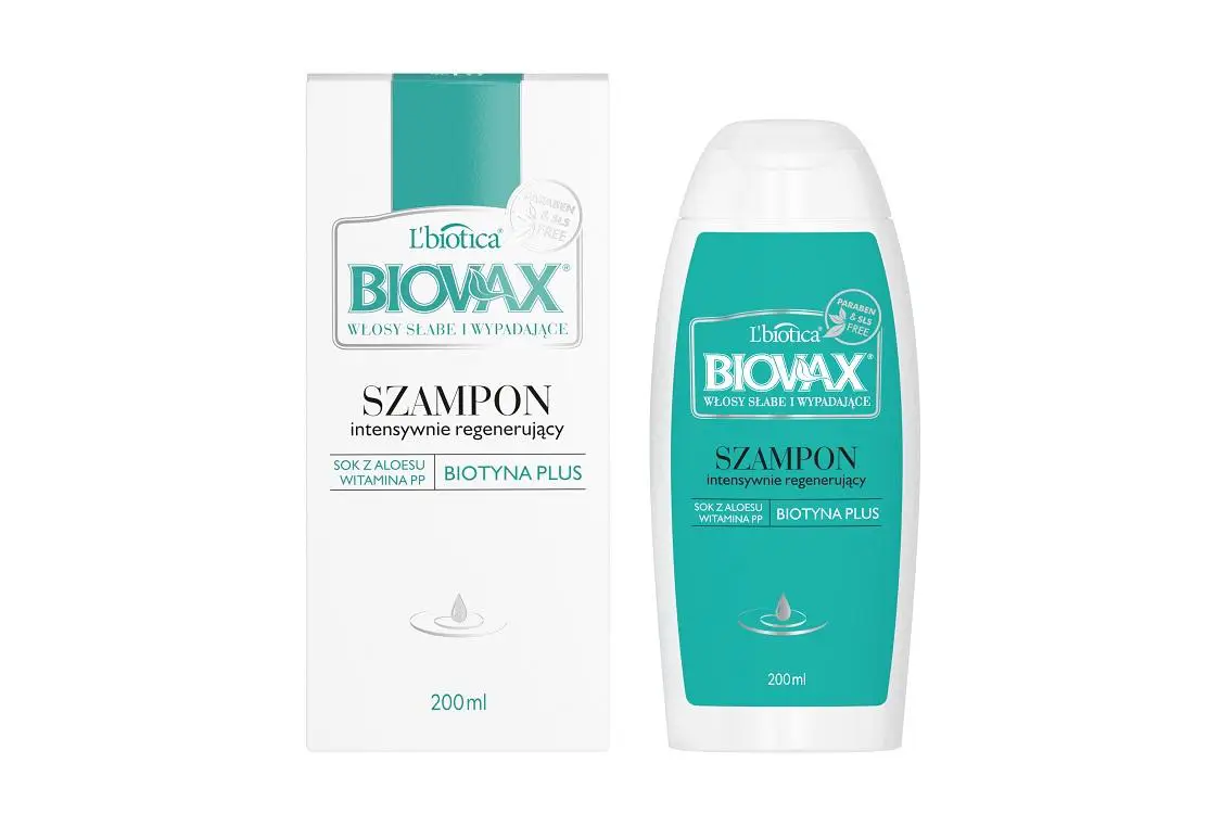 lbiotica biovax szampon do włosów słabych i wypadających 200ml skład