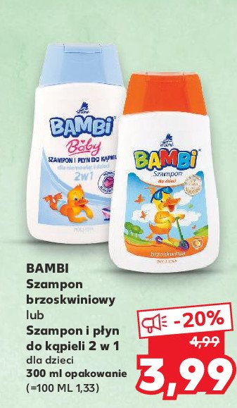bambi szampon brzoskwiniowy