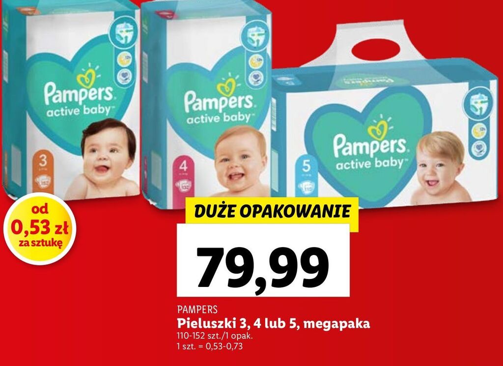 najlepsze promocje na pampers 3