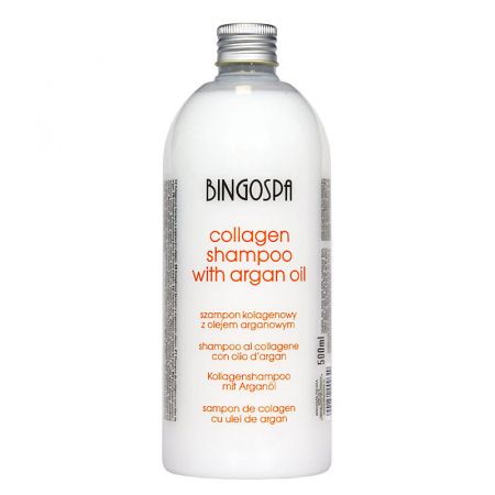 bingospa collagen shampoo kolagenowy szampon do włosów z olejkiem jojoba