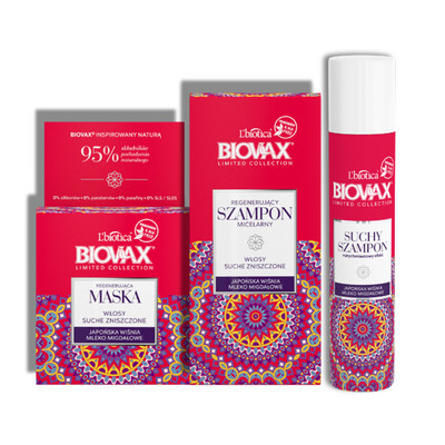 biovax suchy szampon japonska wisnia