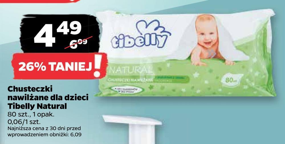 chusteczki nawilżane natural tibelly