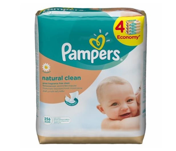 chusteczki nawilżane pampers naturally clean