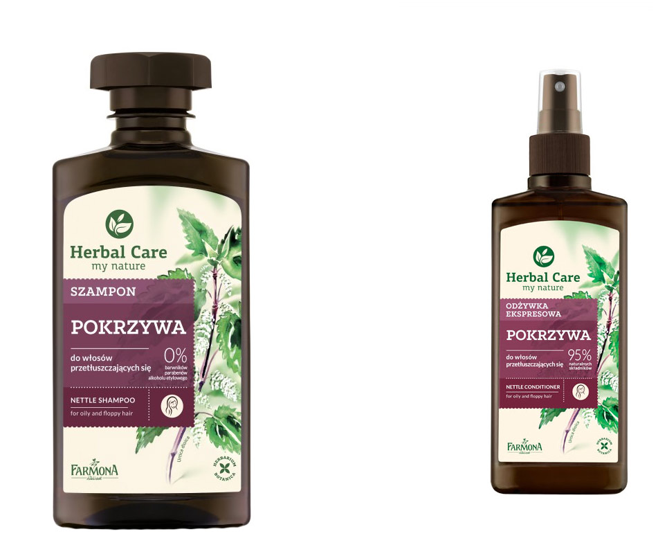 herbal care odżywka ekspresowa do włosów przetłuszczających się pokrzy