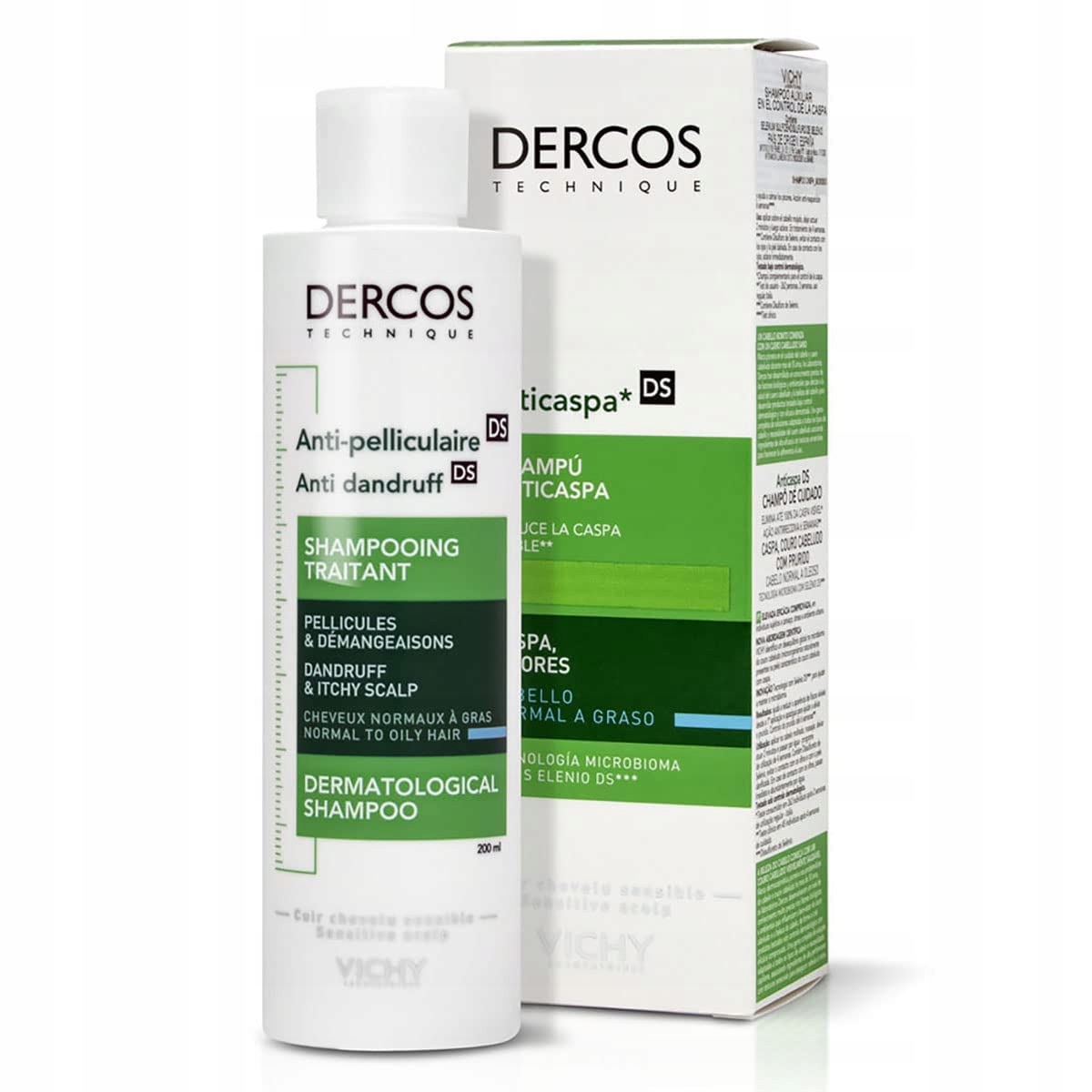 dercos szampon zwalczający łupież tłusty