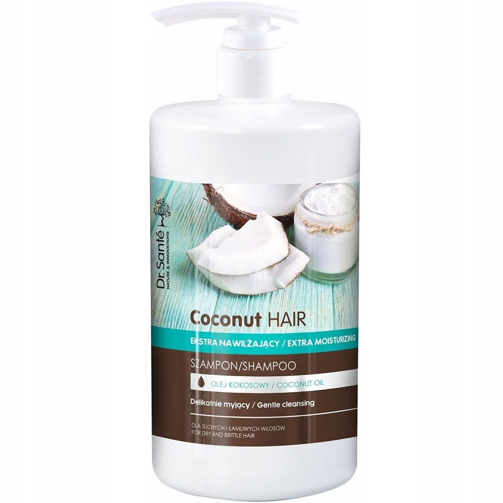naturalny szampon kokosowy nawilżający włosy