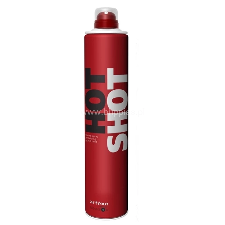 utrwalający lakier do włosów 500 ml artego hot shot