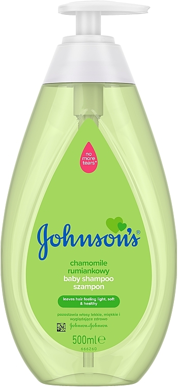 johnsons baby chamomile szampon rumiankowy dla dzieci inci