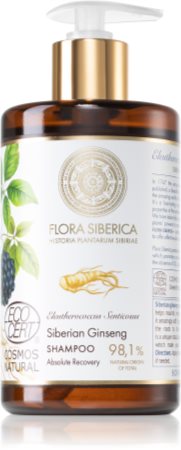 flora siberica naturalny szampon odbudowujący włosy siberian ginseng recenzja