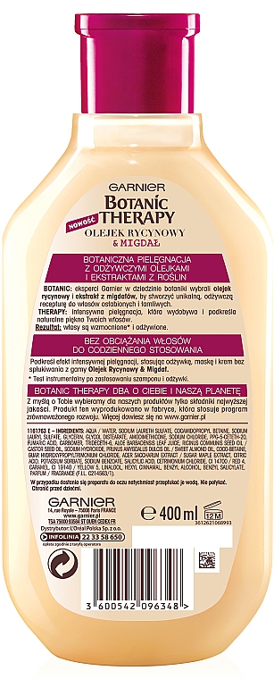 garnier szampon skład