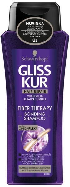 gliss kur fiber therapy szampon do włosów przeciążonych 250 ml
