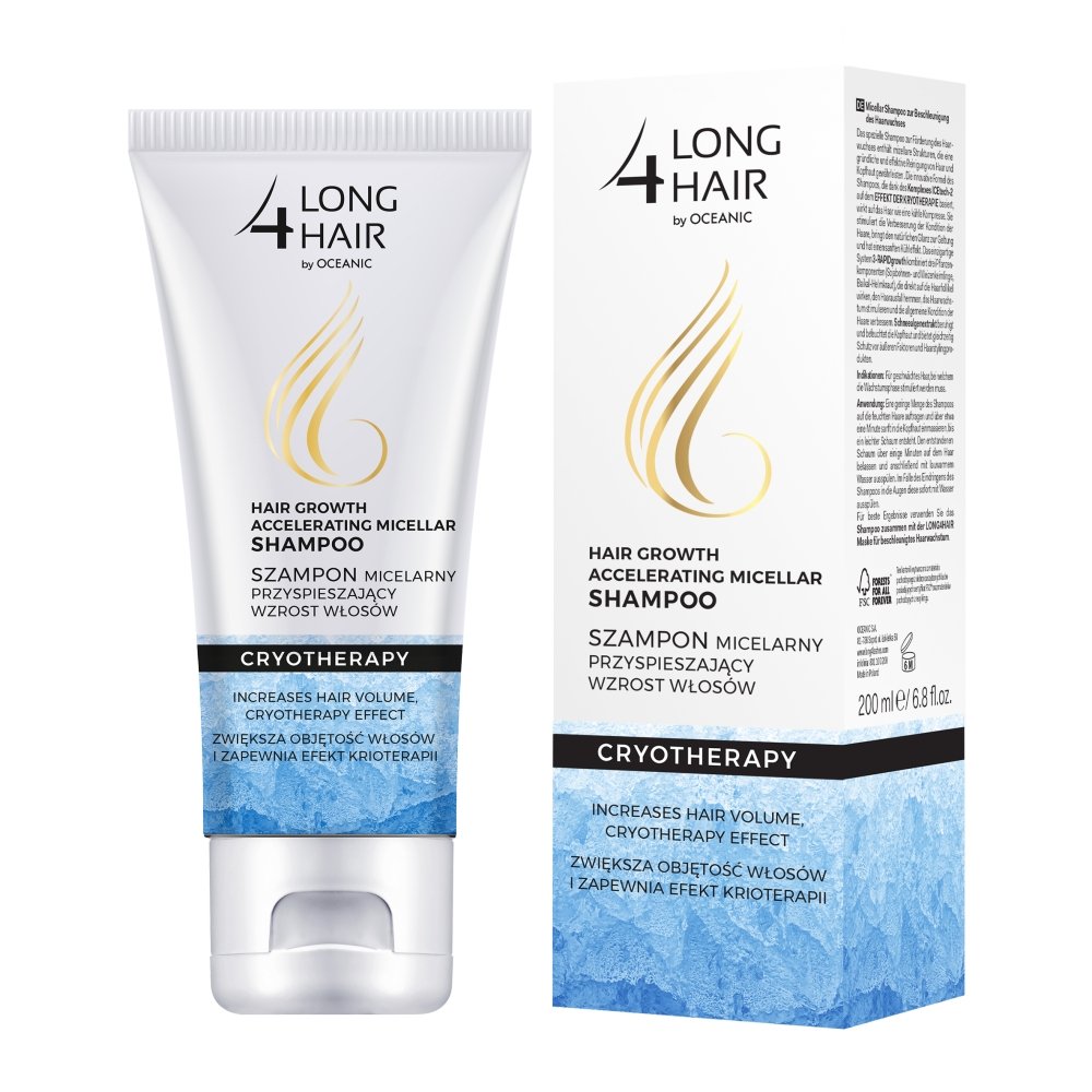long 4 lashes efekt krioterapii szampon przyspieszający wzrost włosów 200ml