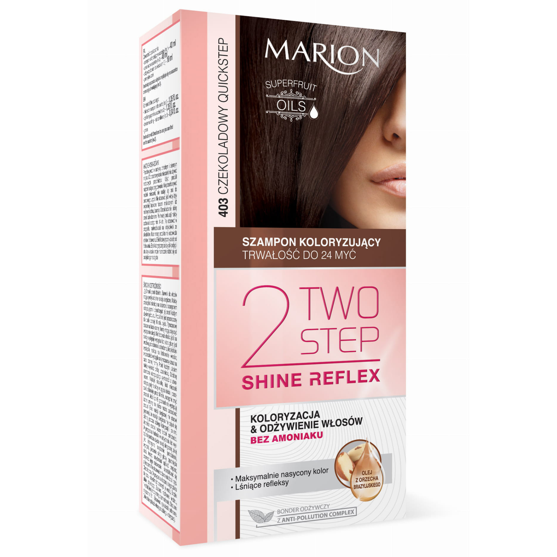 marion szampon koloryzujący two step shine reflex