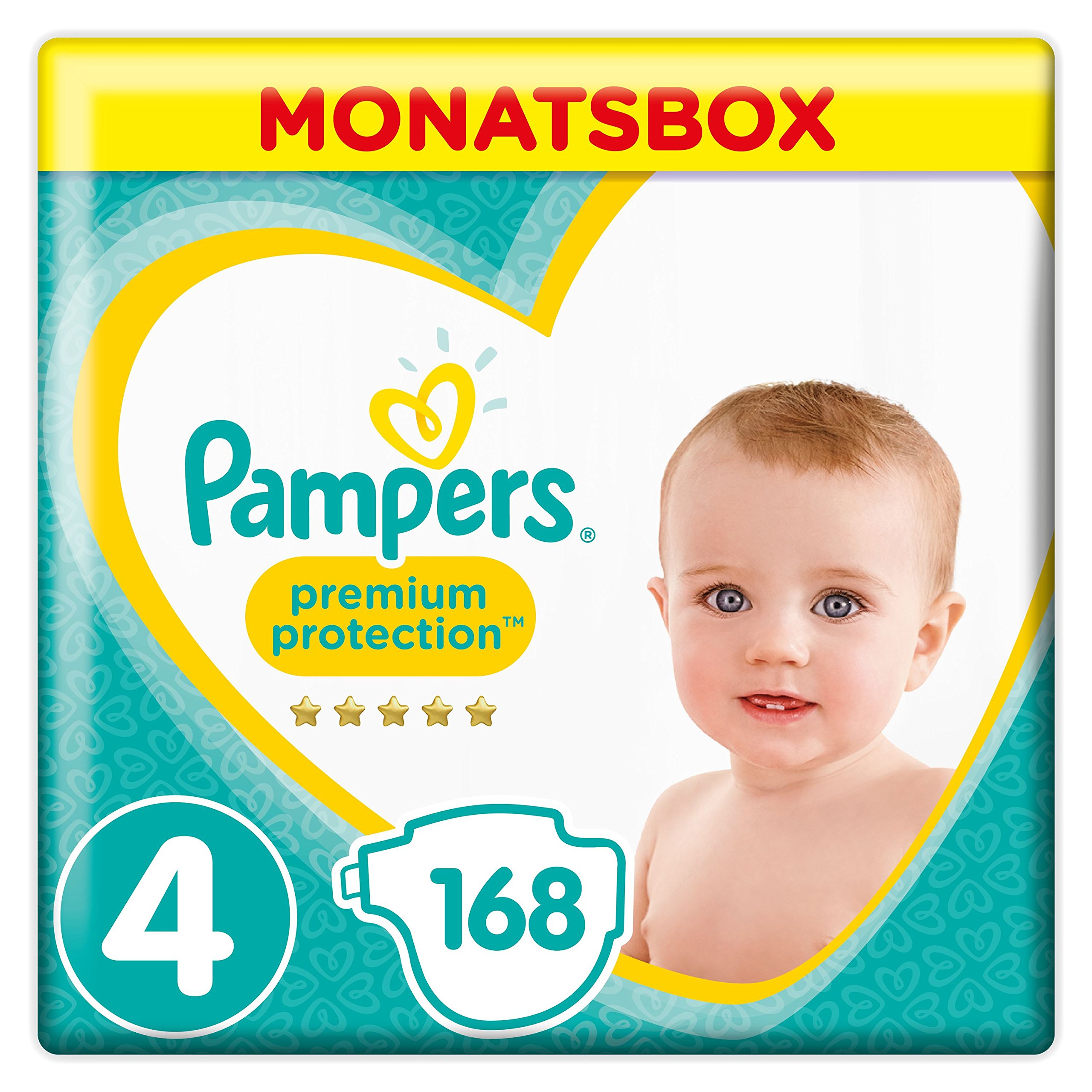 pampers 4 168 sztuk