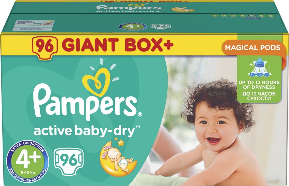 pampers 4 plus 96 ceneo