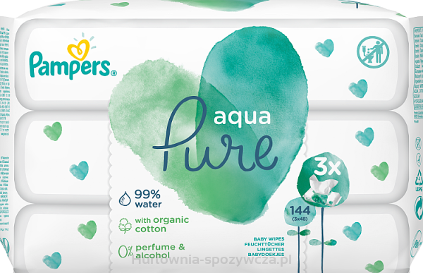 pampers aqua pure chusteczki nawilżane