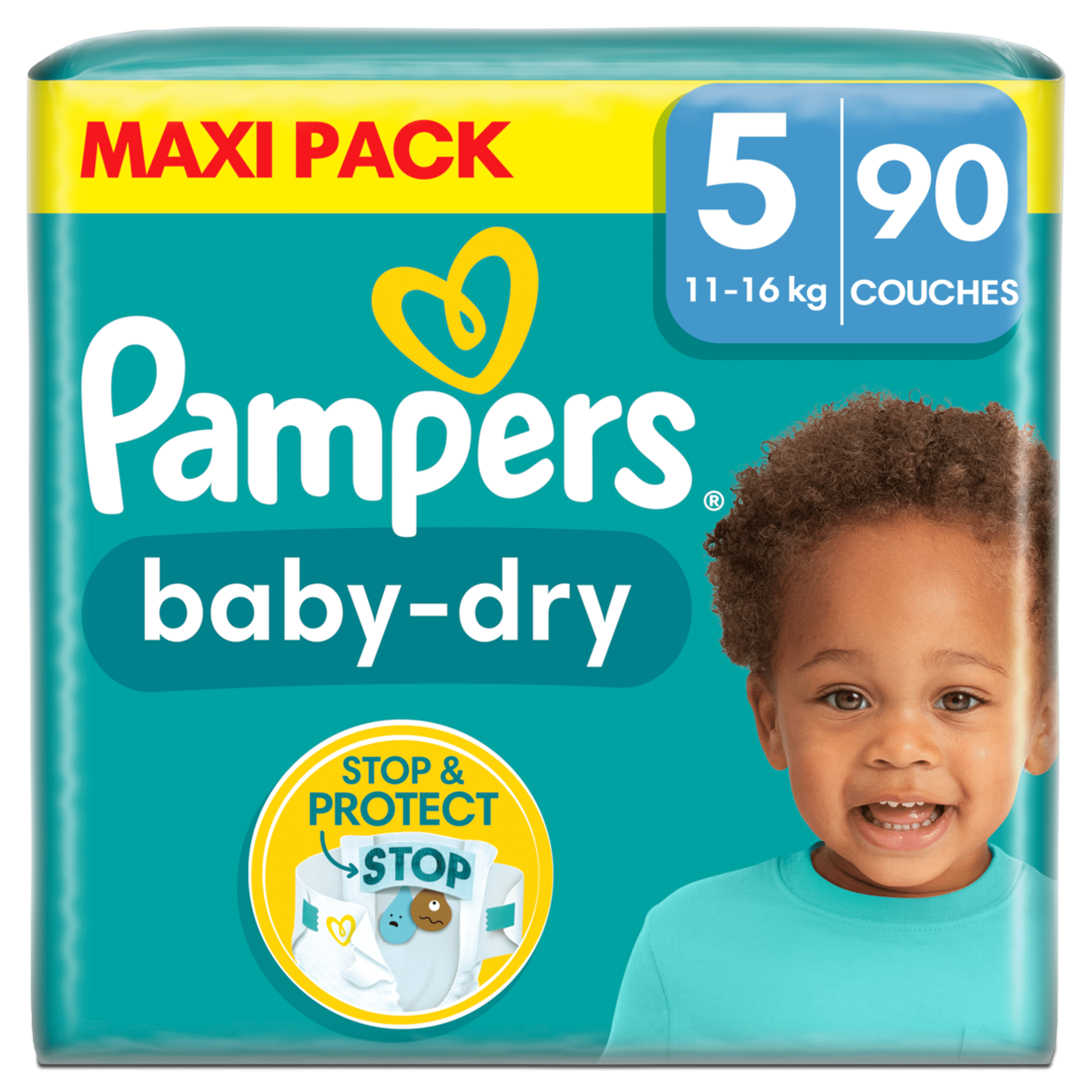 pampers baby dry 5 90